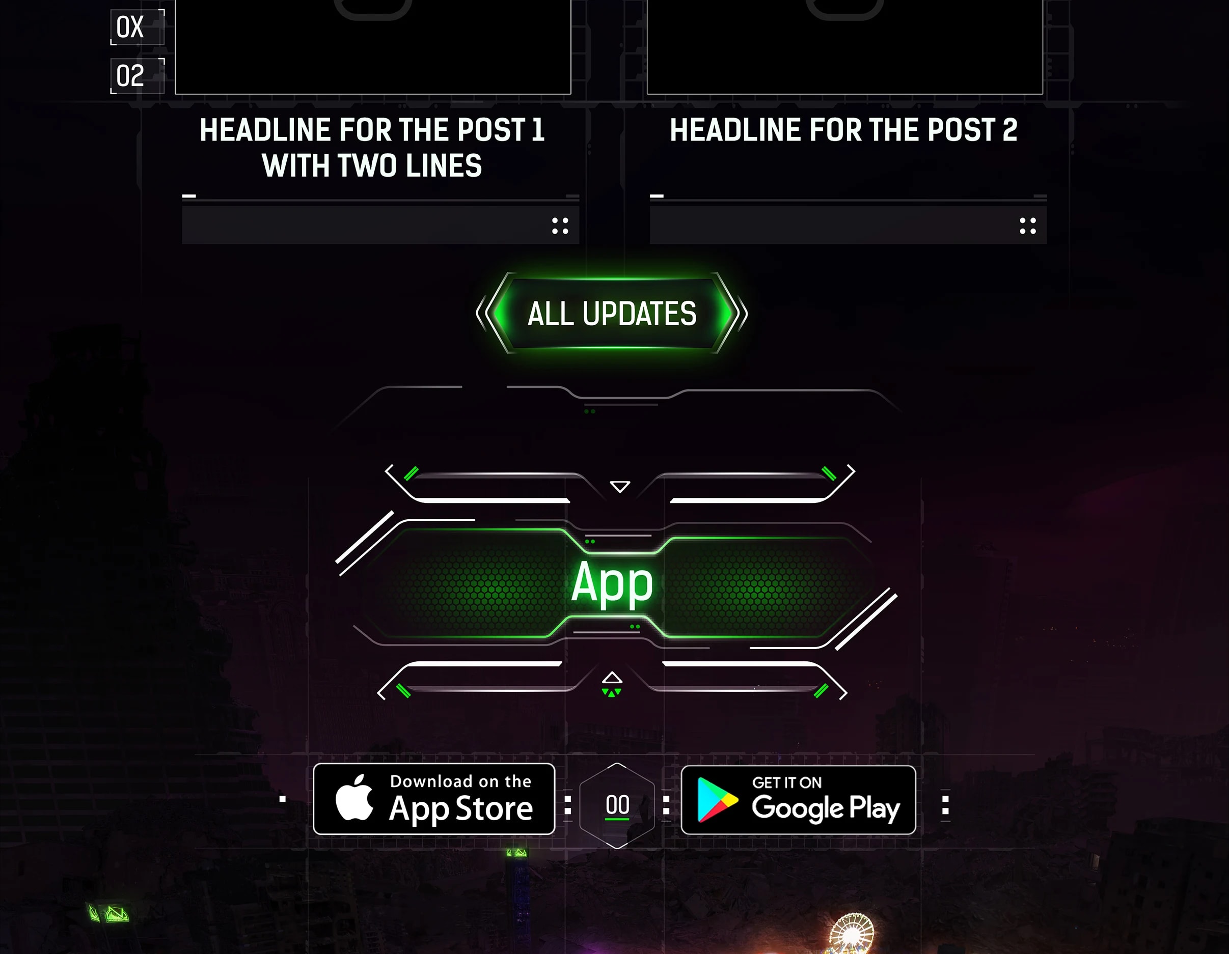 Dropzone website — section 7 of 8